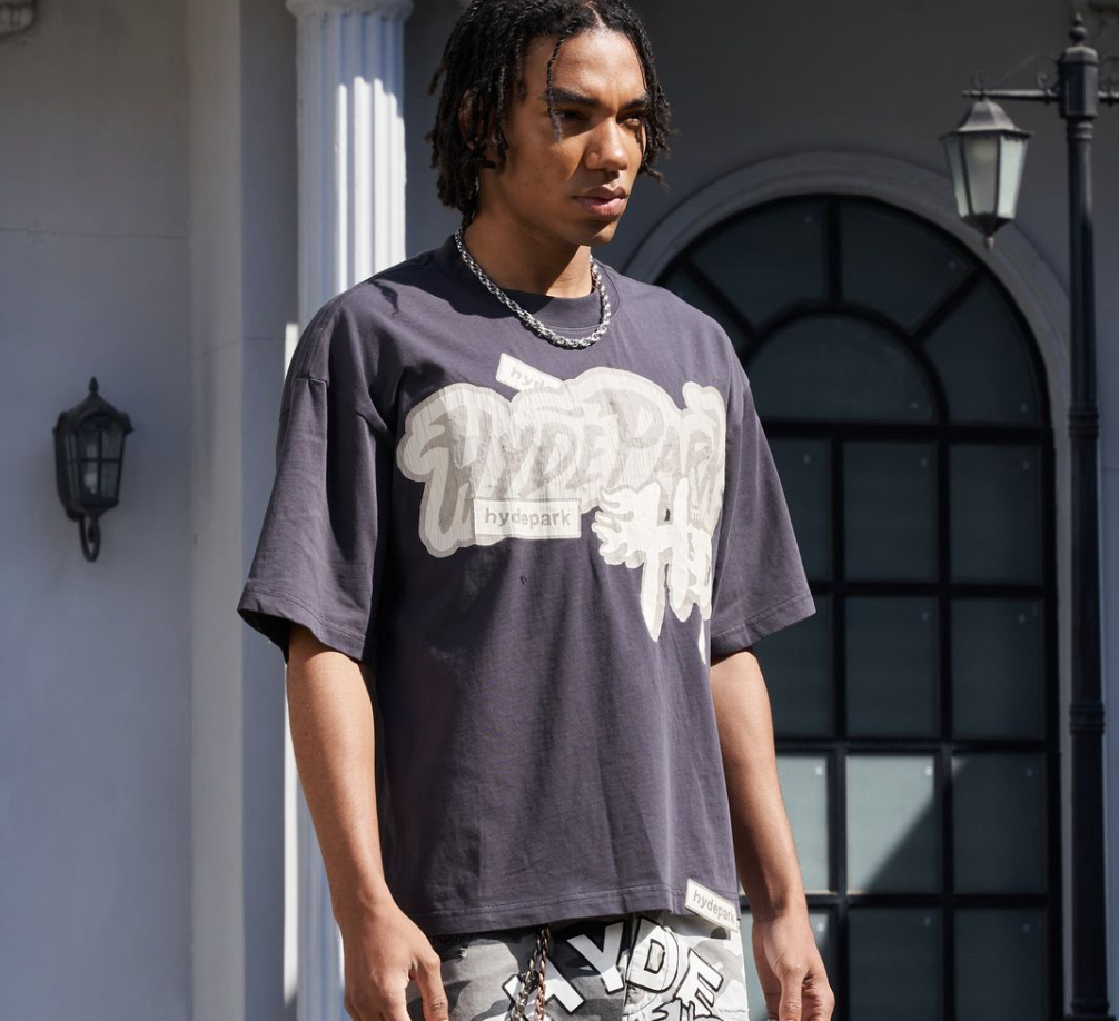 Hyde Park Monochrome Tee (Black)