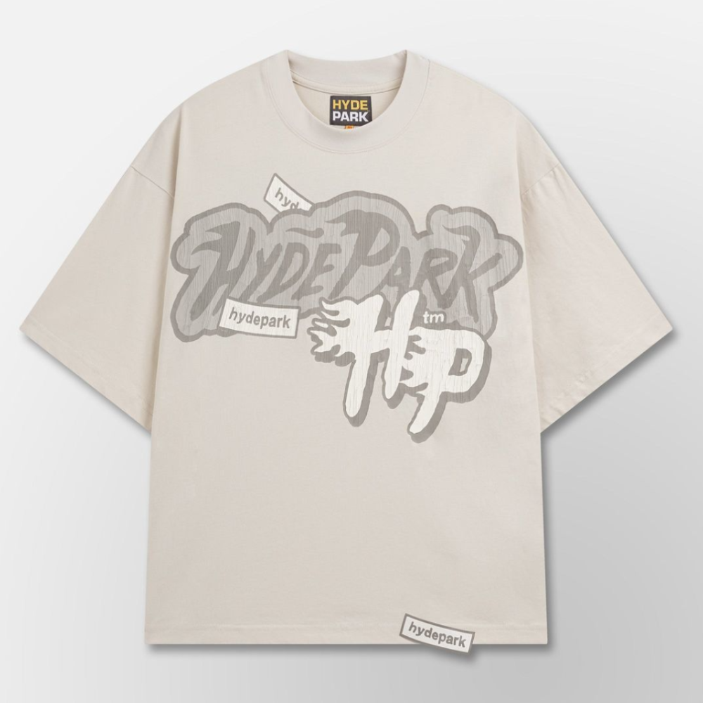 Hyde Park Monochrome Tee (Cream)