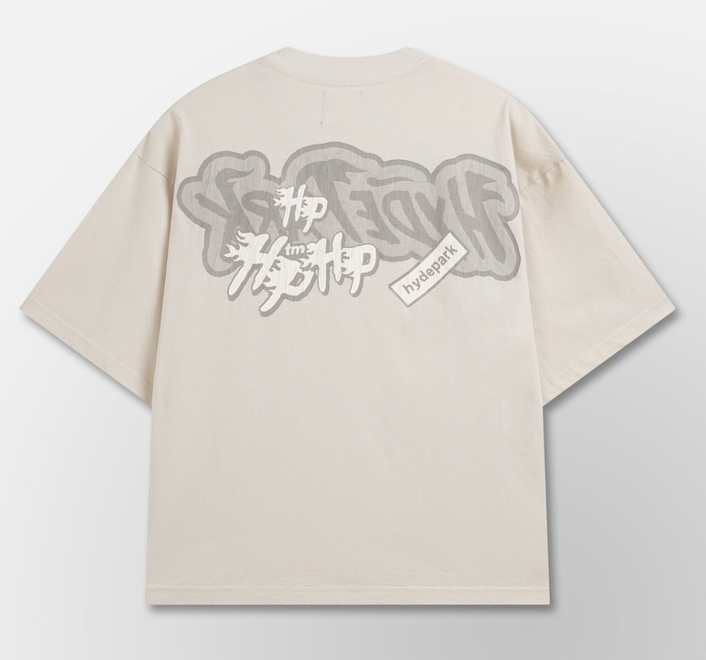 Hyde Park Monochrome Tee (Cream)