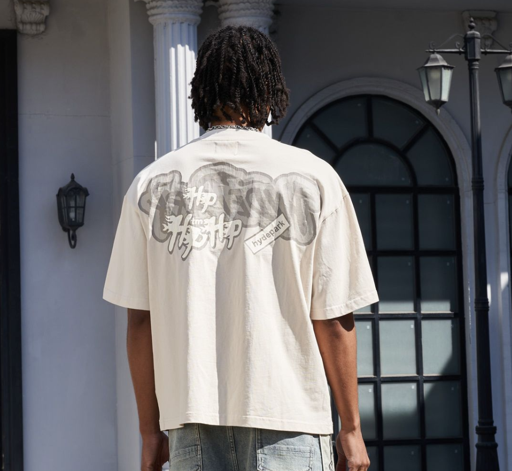 Hyde Park Monochrome Tee (Cream)