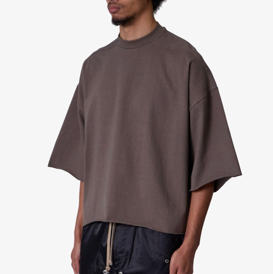 MNML Oversized Raw Hem Tee (Muddy Grey)
