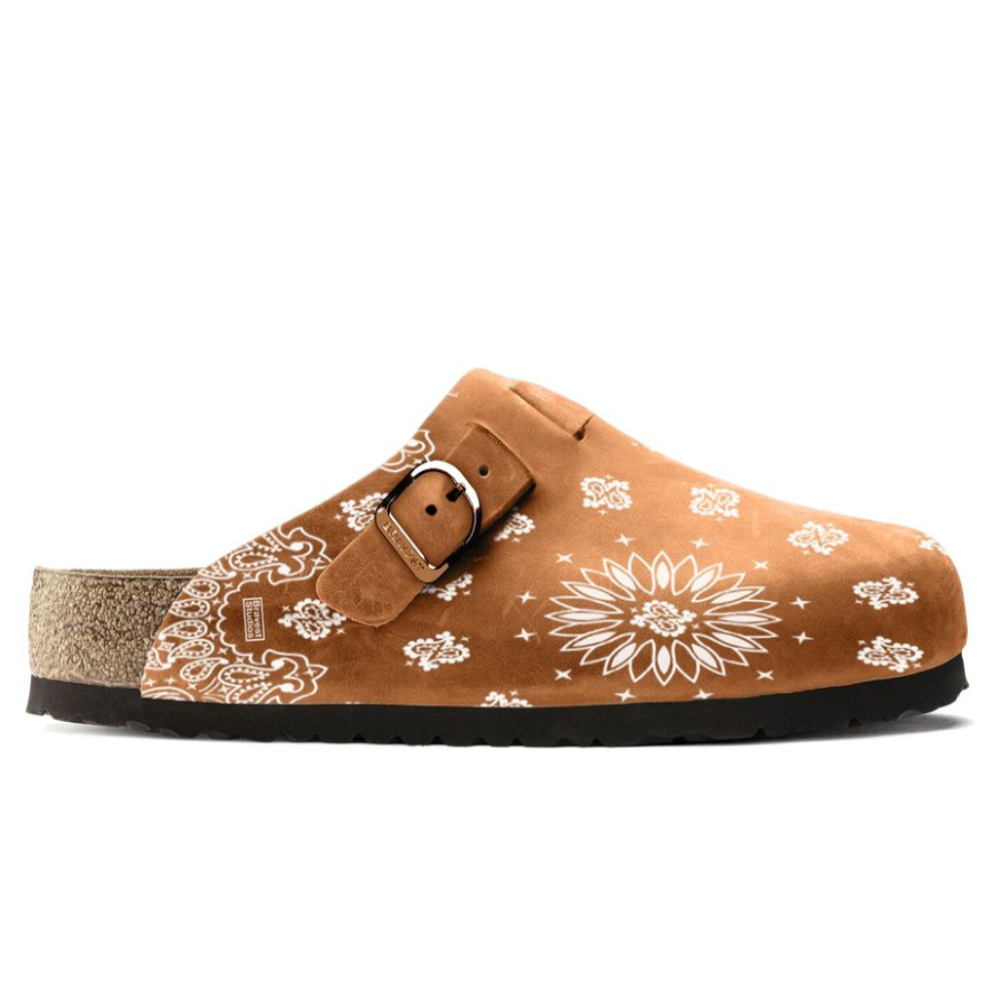 Bravest Studios Hazel Suede Paisley Clog