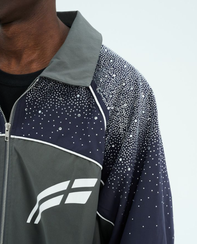 Rvs Labs "Astral" Zip Windbreaker (Navy/Charcoal)