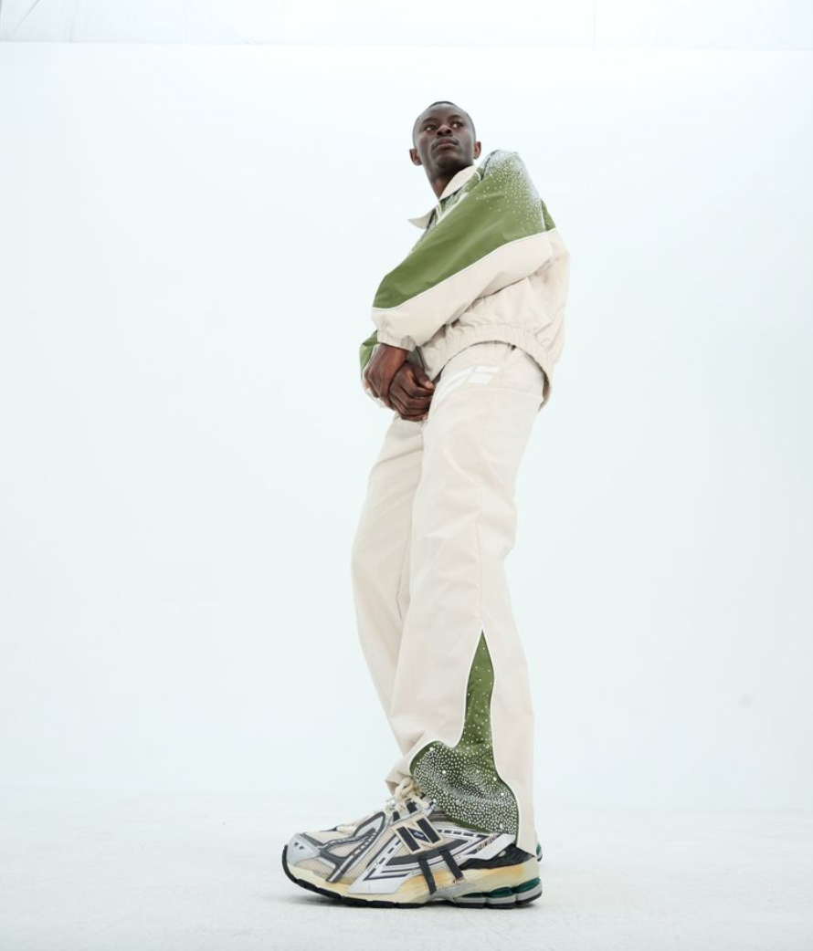 Rvs Labs "Astral" Zip Pants (Cream/Green)