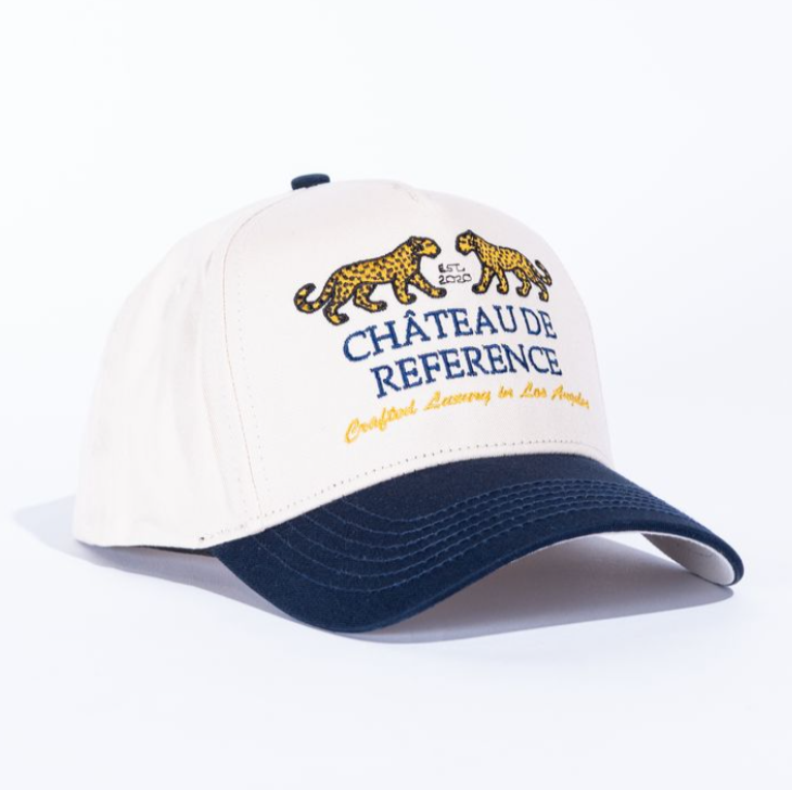 Reference Chateau Hat (Cream/Navy)