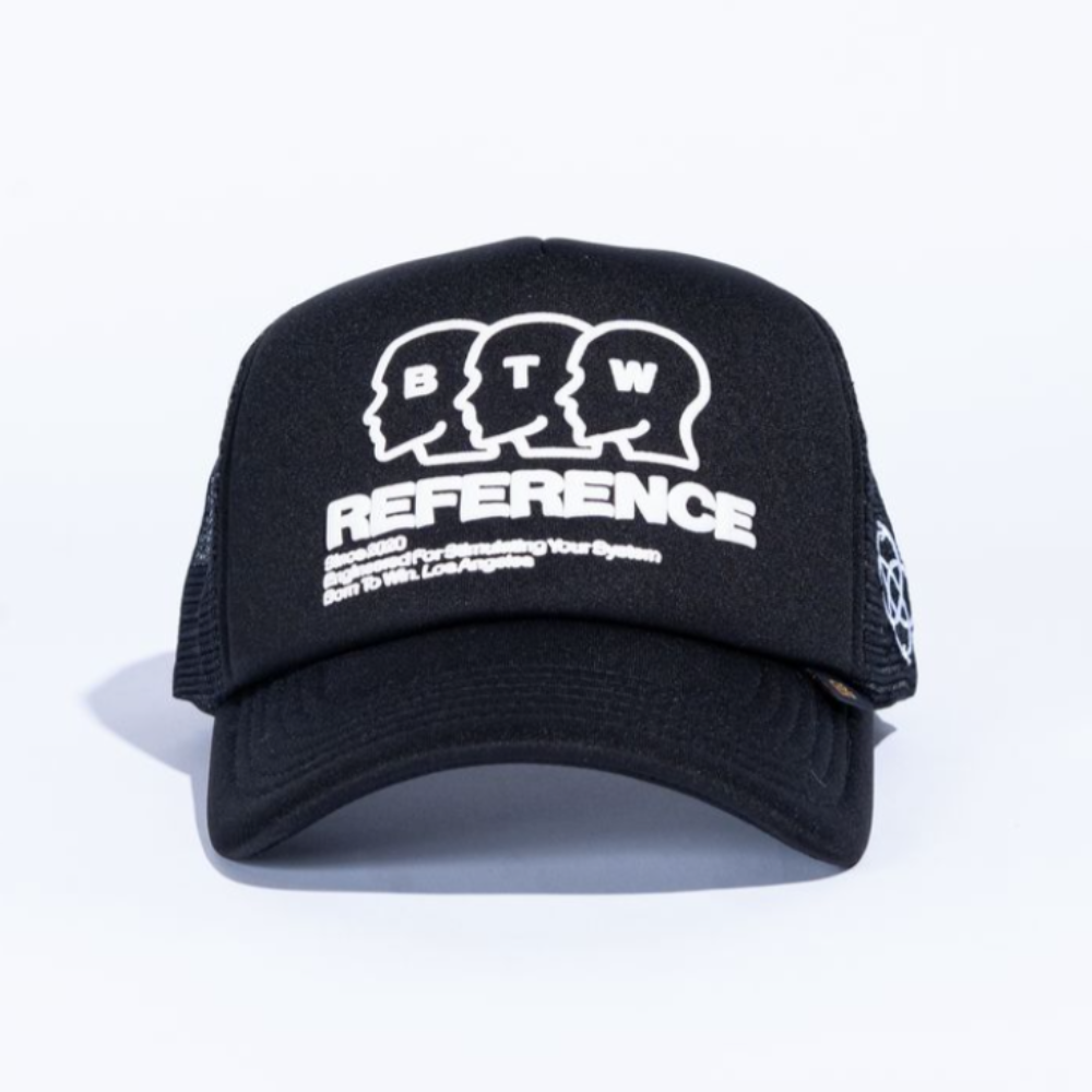 Reference Illusion Trucker Hat (Black)