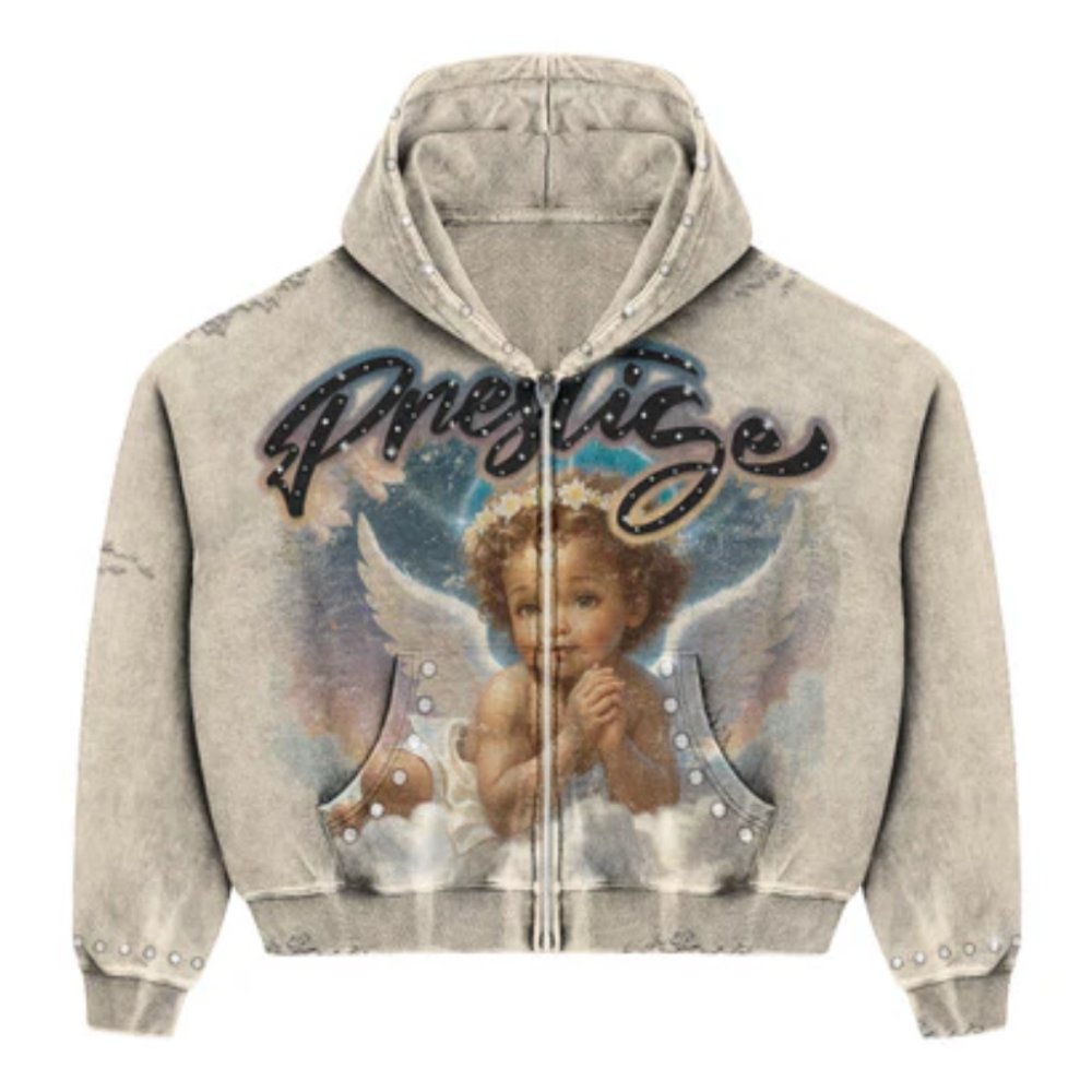 Prestige Collection Angel Hoodie (Cream)