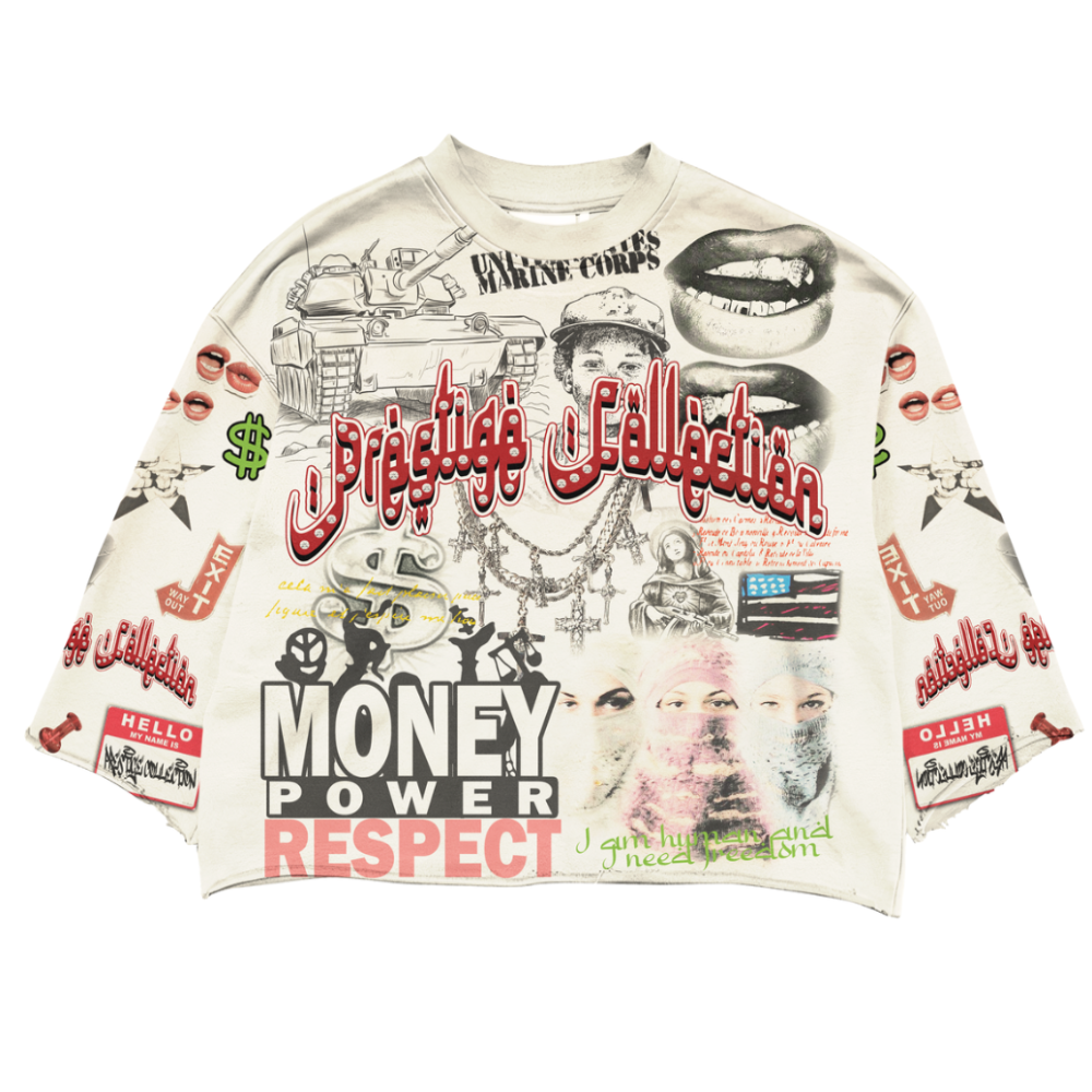 Prestige Collection Money Power Respect (Mulit- Cropped Fit)