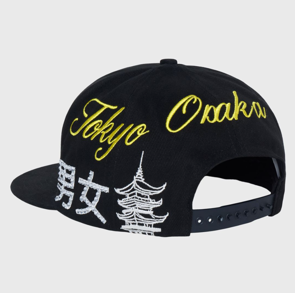 Homme + Femme Japan Gemstones Hat (Black/Yellow)
