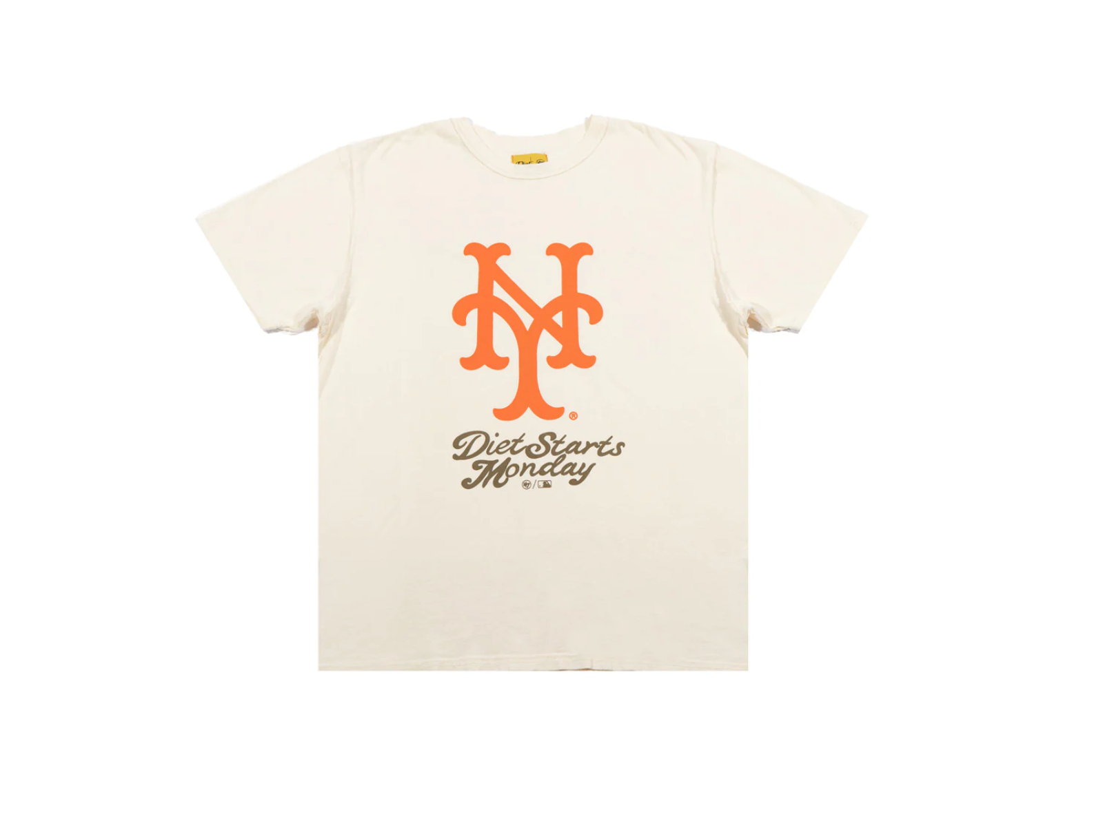 Diet Starts Monday METS INSIGNIA TEE - ANTIQUE WHITE