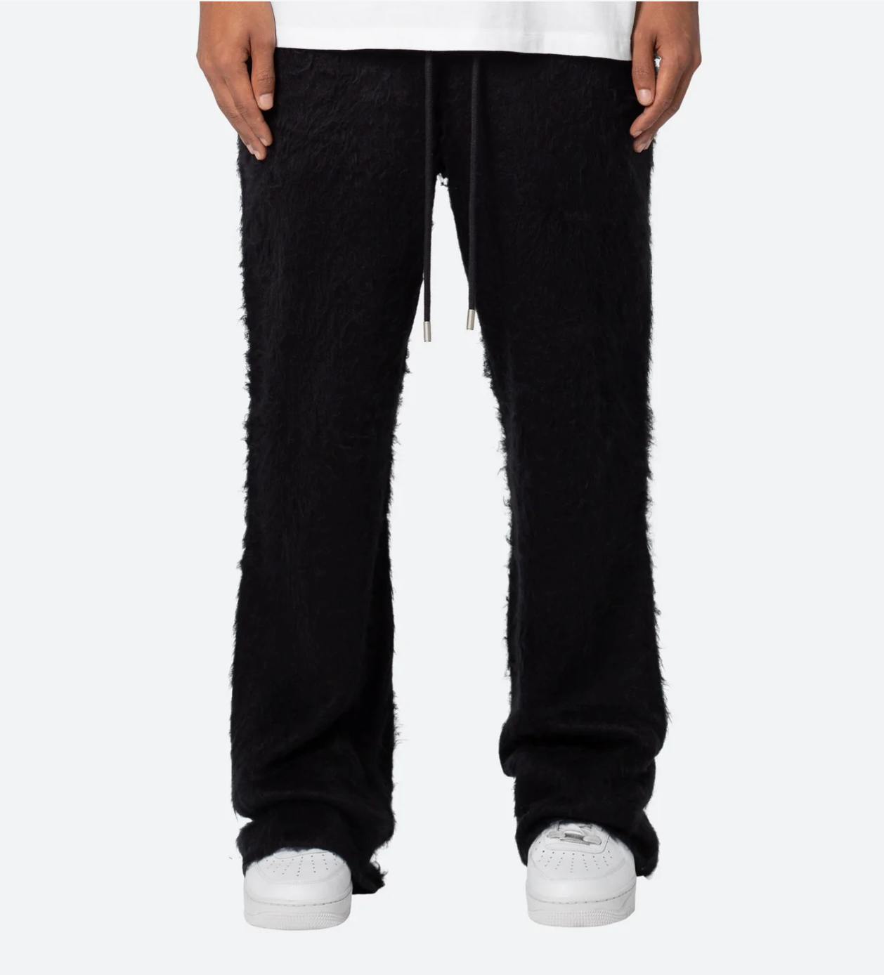 MNML Fuzzy sweatpants (black)