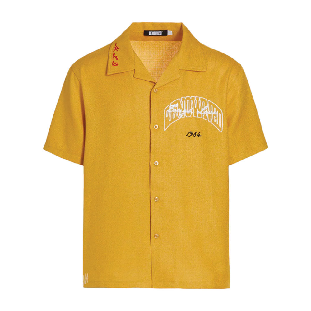 Renowned Tough Love Yellow Button Up #RD361