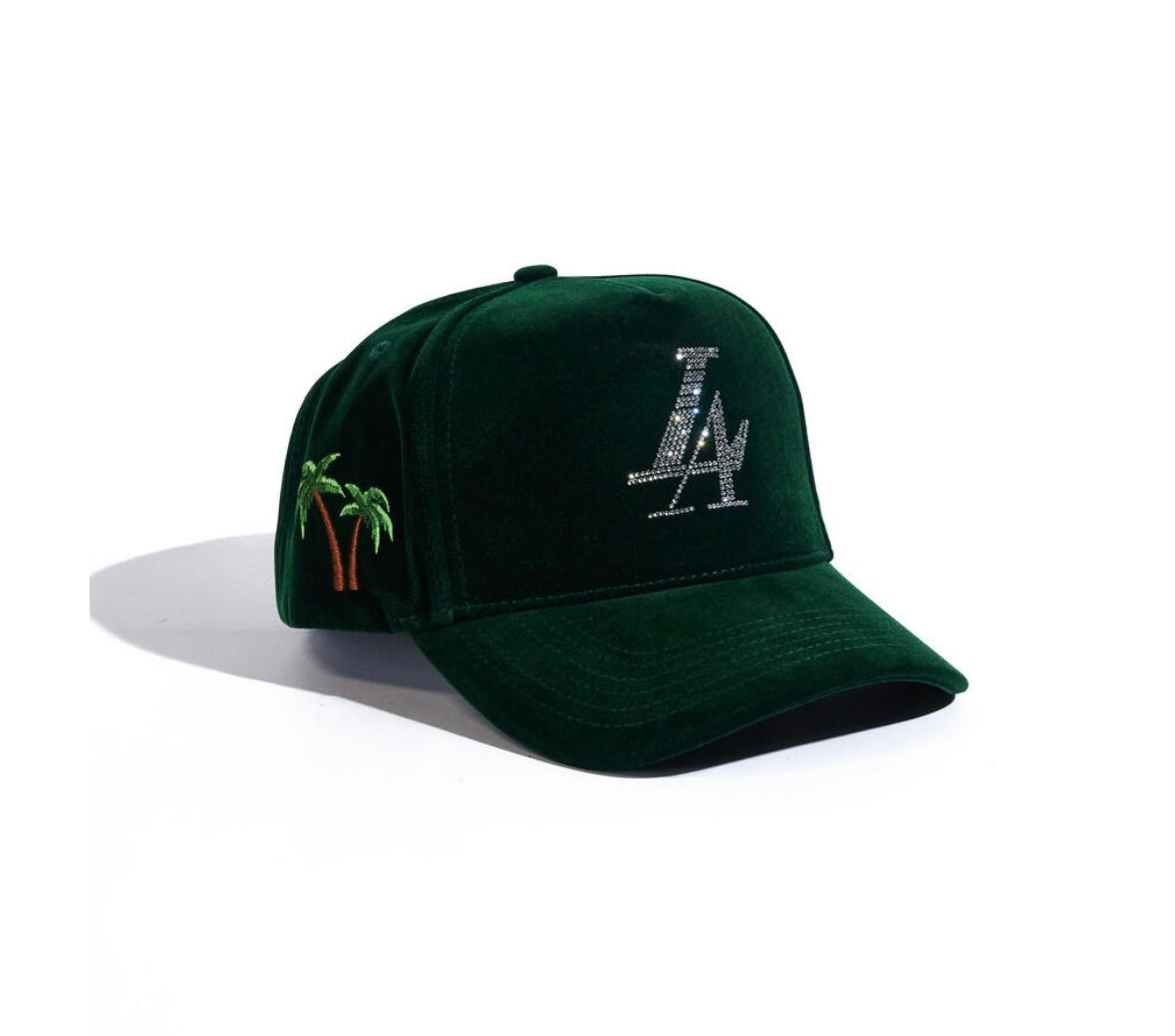 Reference paradise LA green velour hat