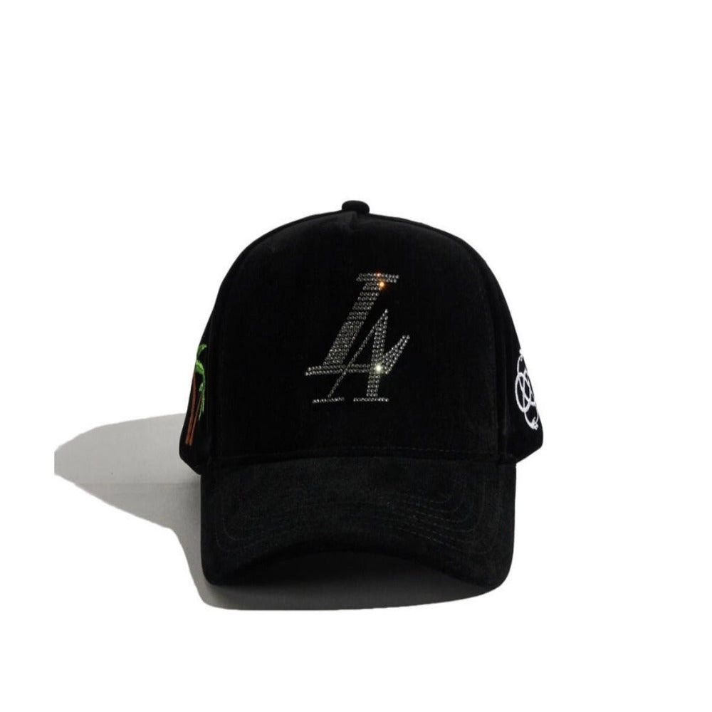 Reference paradise LA black velour hat