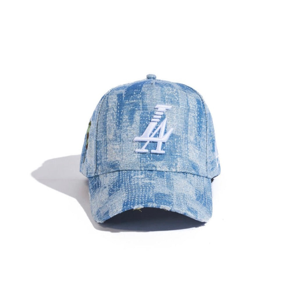 Reference paradise LA denim hat blue