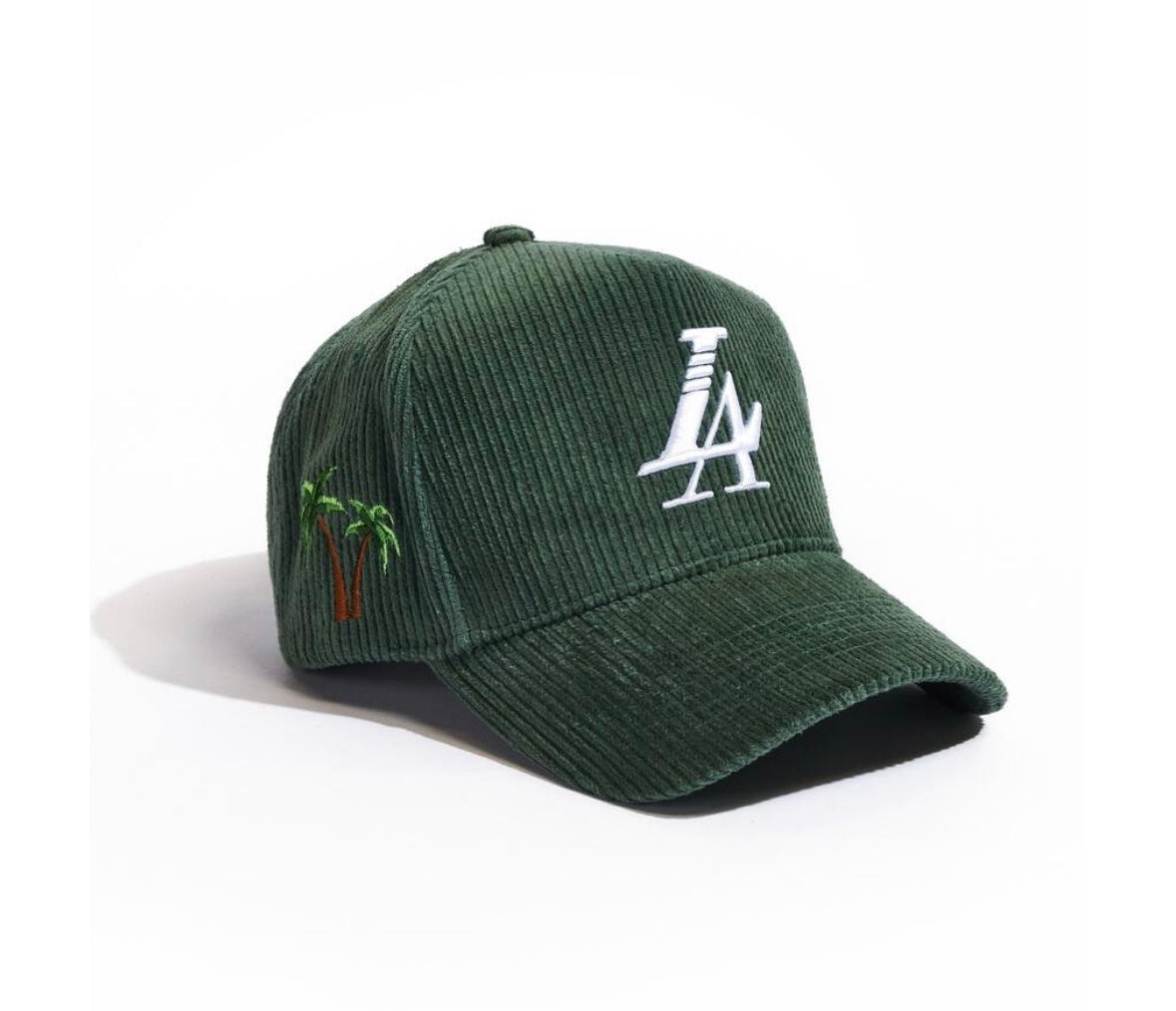 Reference paradise LA corduroy hat green/white