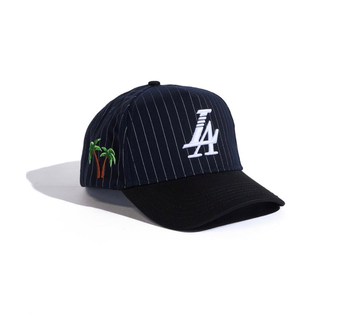 Reference paradise LA hat navy pinstripe