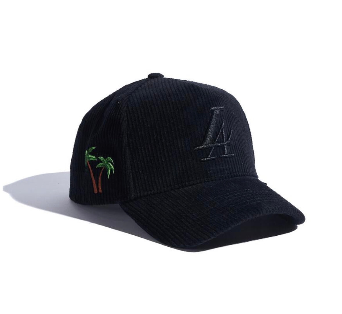 Reference paradise LA corduroy hat black