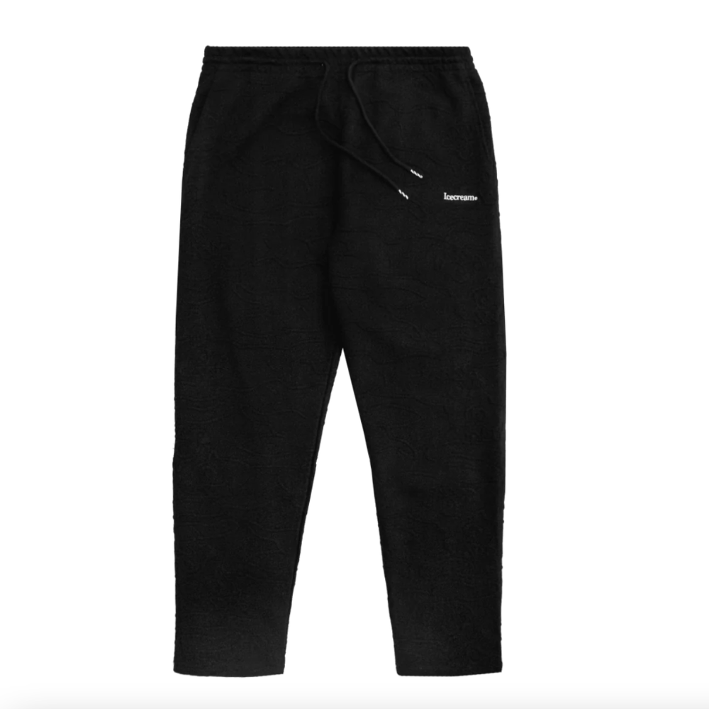 Icecream Laced Sweatpants (Black)