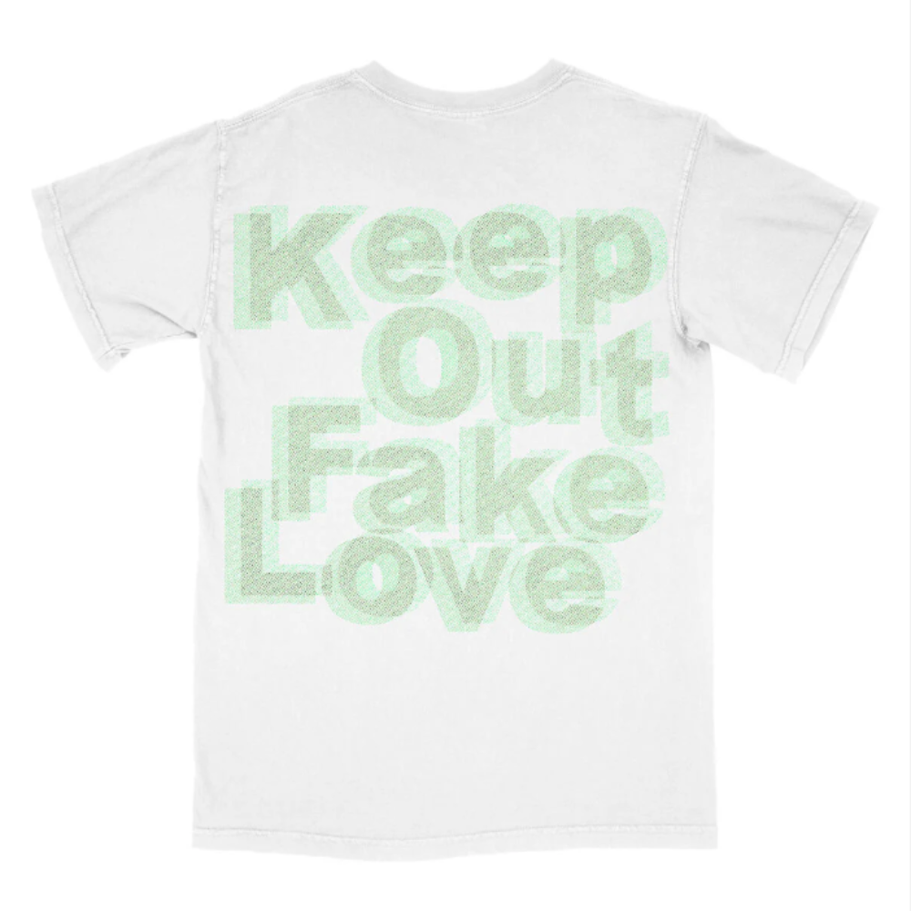 Keep Out Fake Love "Angels" Tee (White)