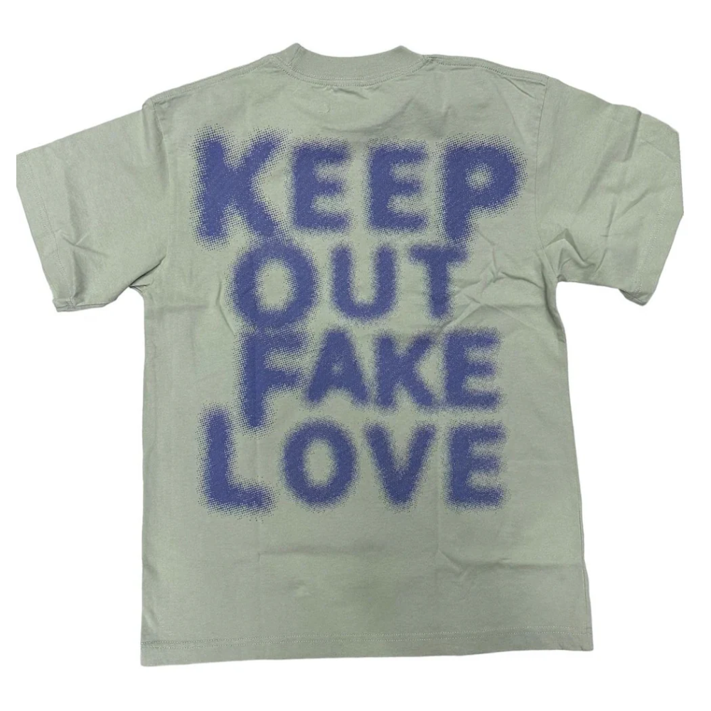 Keep Out Fake Love "Unlucky" Tee (Green)