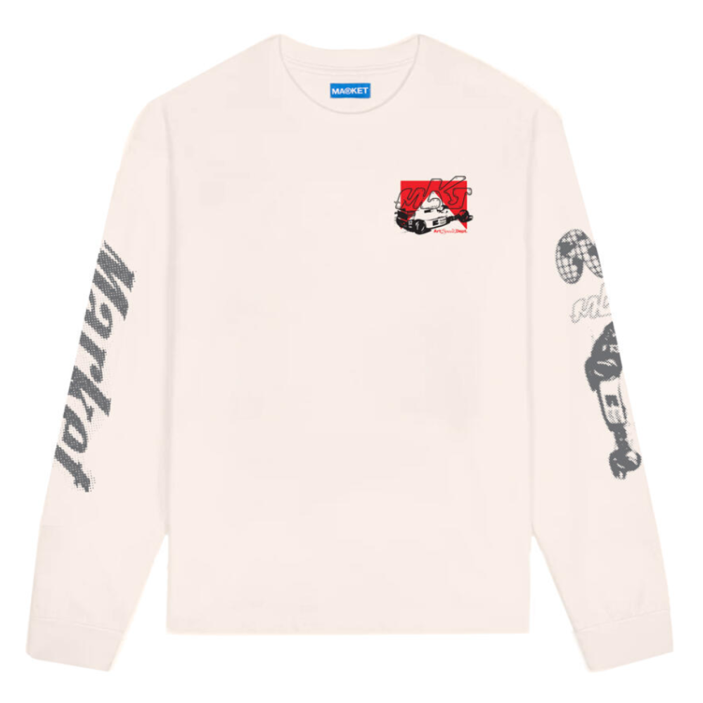 Market Corsa L/S T-shirt (Cream)