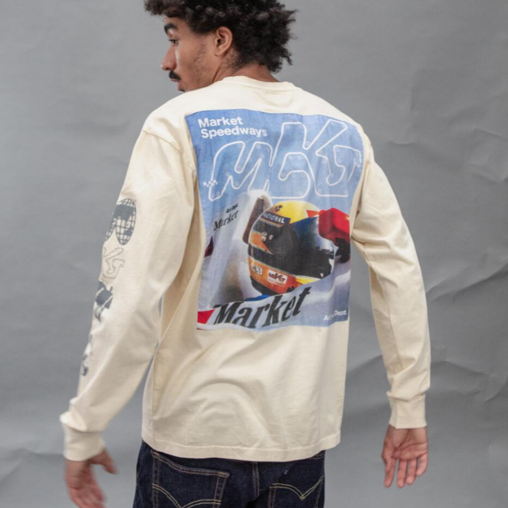 Market Corsa L/S T-shirt (Cream)