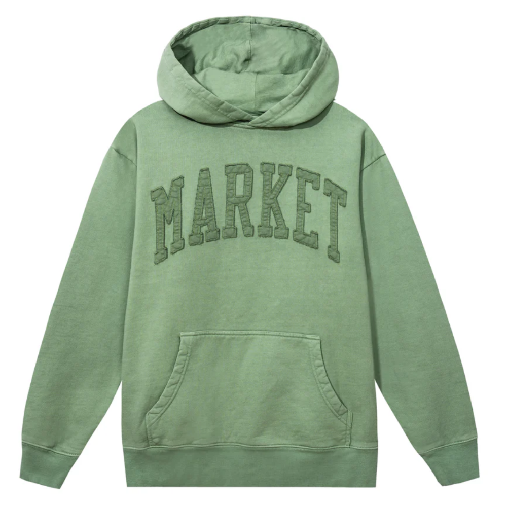 Market Vintage Wash Arc Hoodie (Basil)