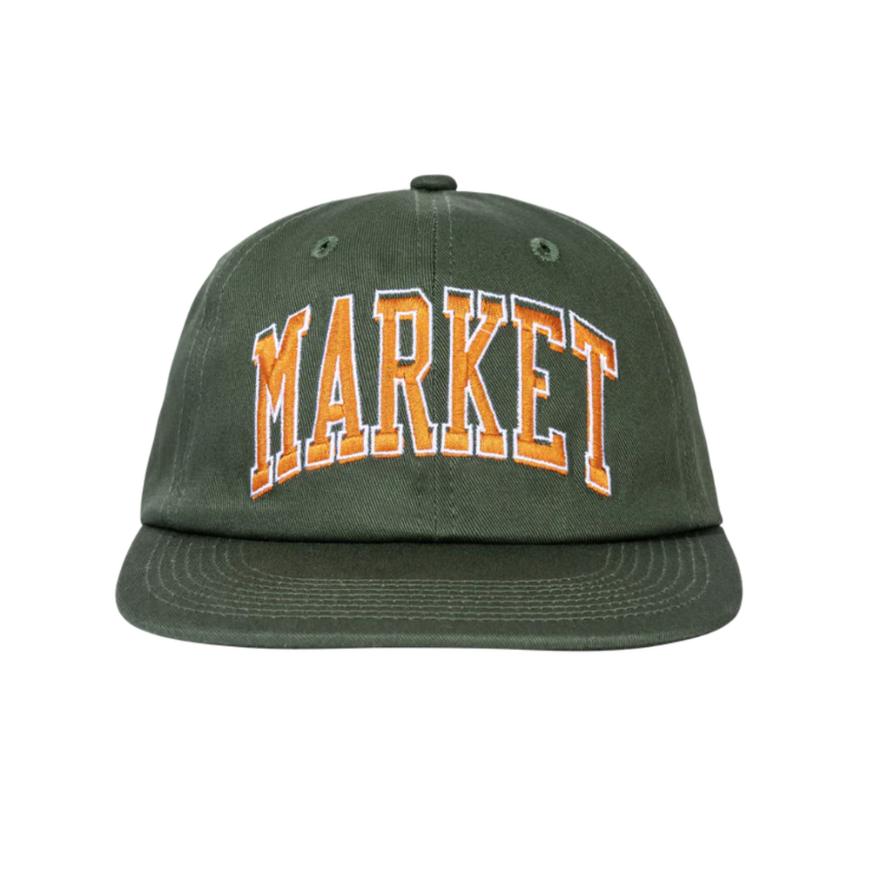 Market Offset Arc 6 Panel Hat (Sage)