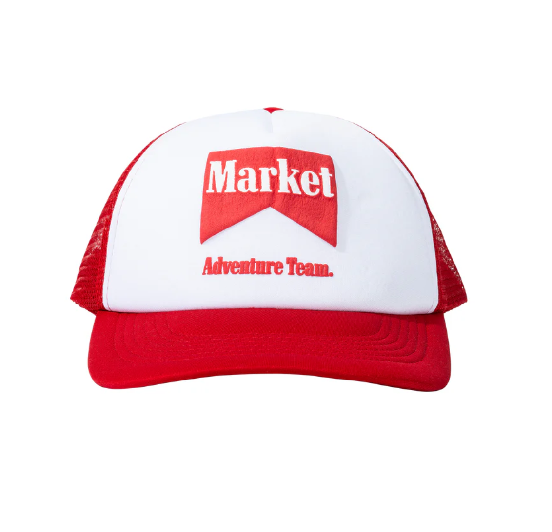 Market Adventure Team Trucker Hat (Red)