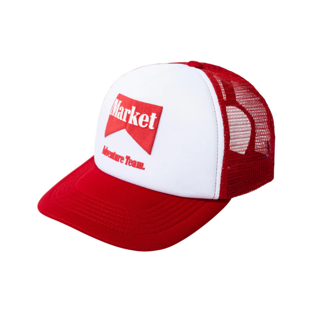 Market Adventure Team Trucker Hat (Red)