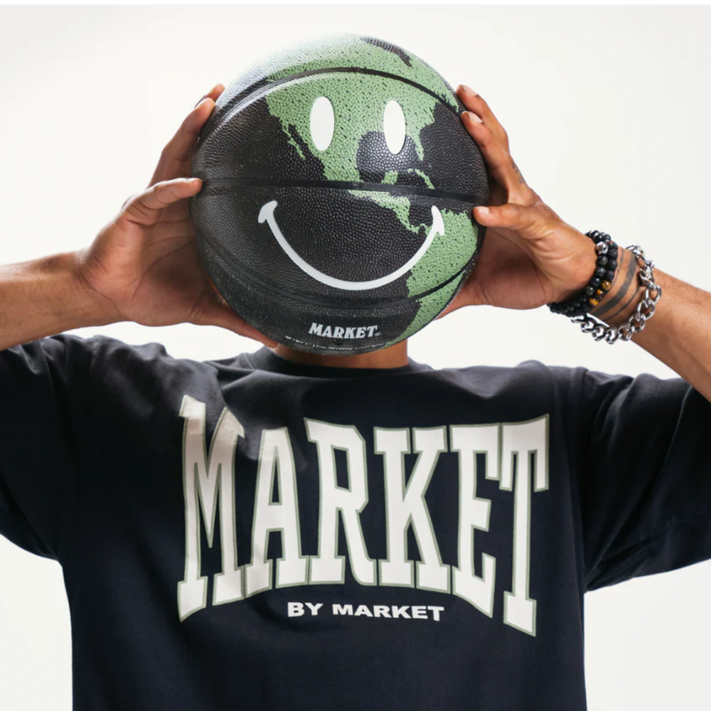 Market Smiley Bitmap Basketball (Multi)