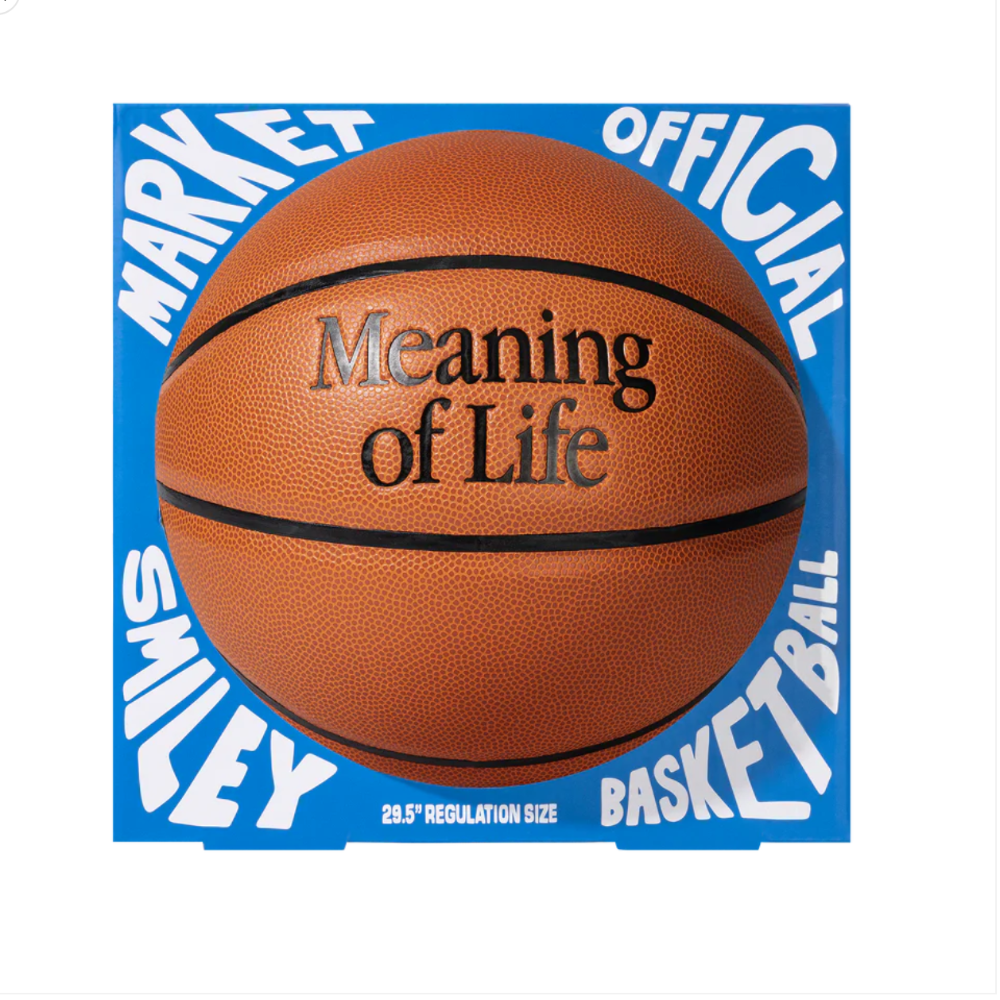 Market Meaning of Life Basketball (Orange)