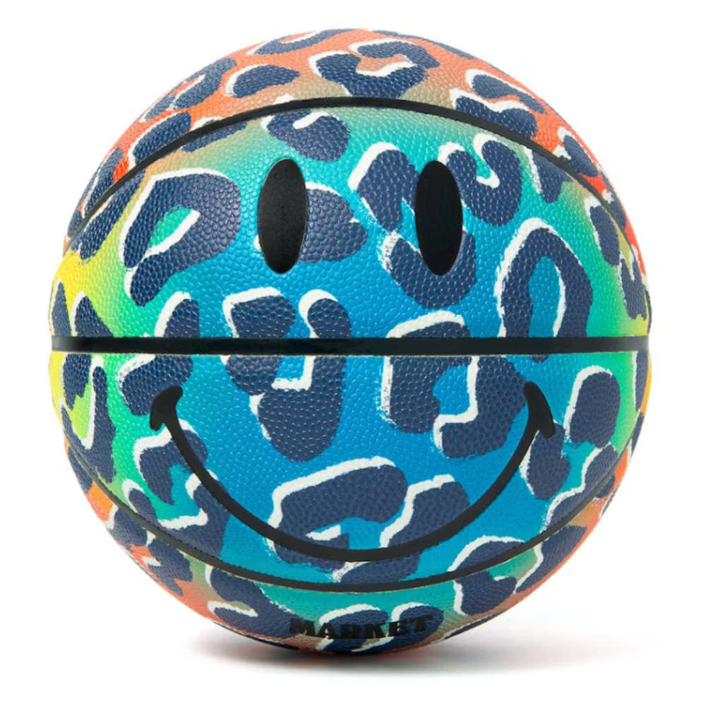 Market Smiley Animal Print Basketball