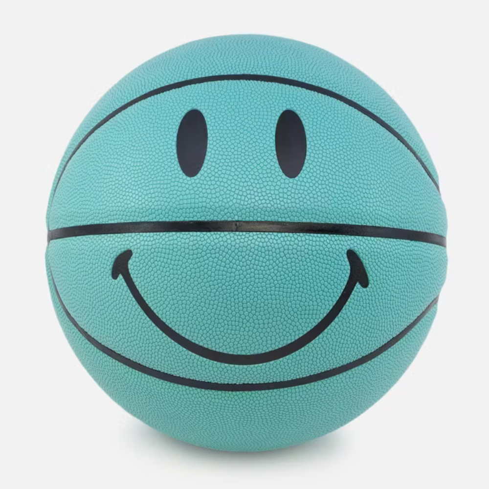 Market Smiley Breakfast Basketball (Teal)