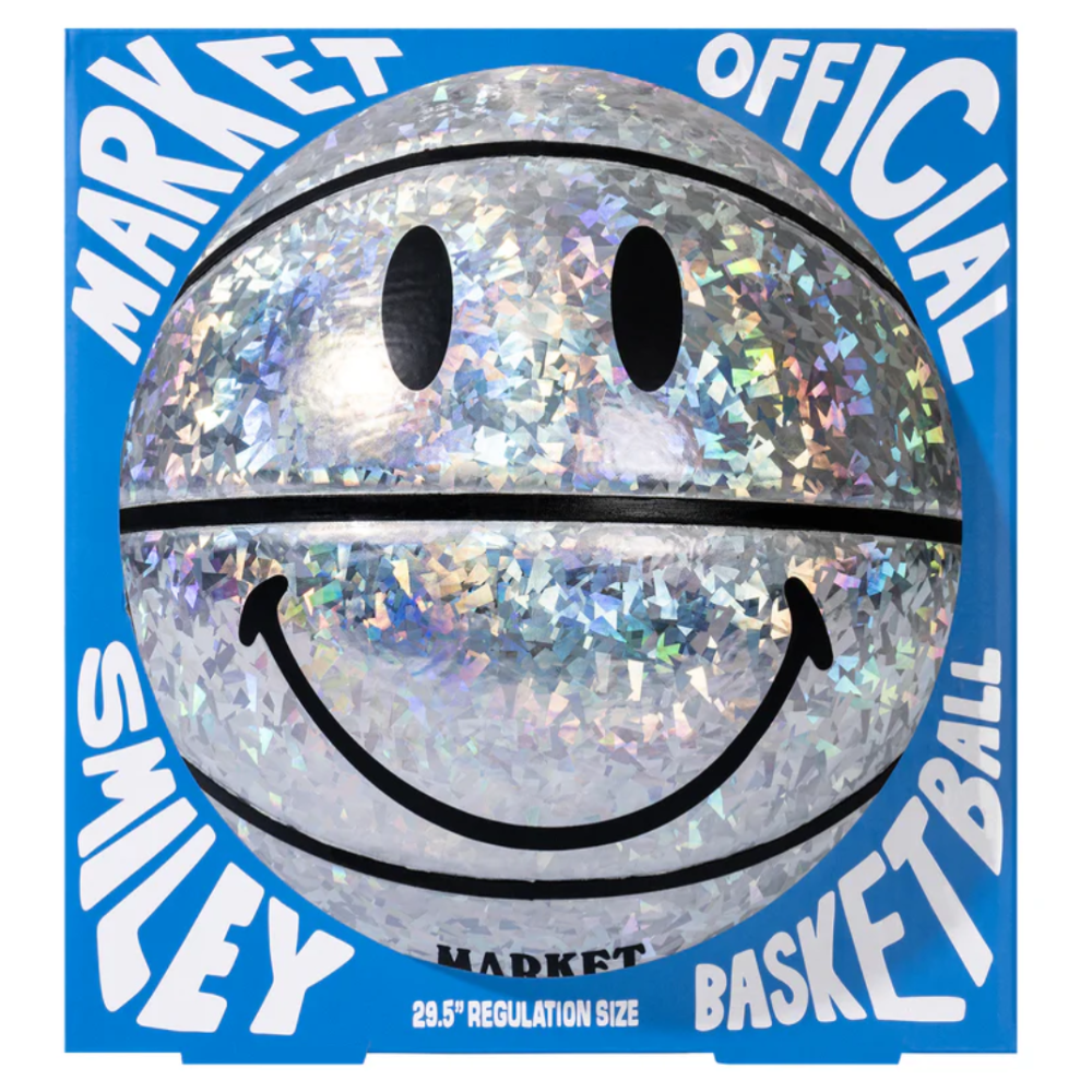 Market Smiley Hologram Basketball (Multi)