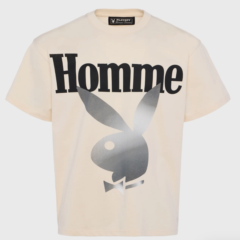 Homme + Femme x Playboy Twisted Bunny Tee (Cream)