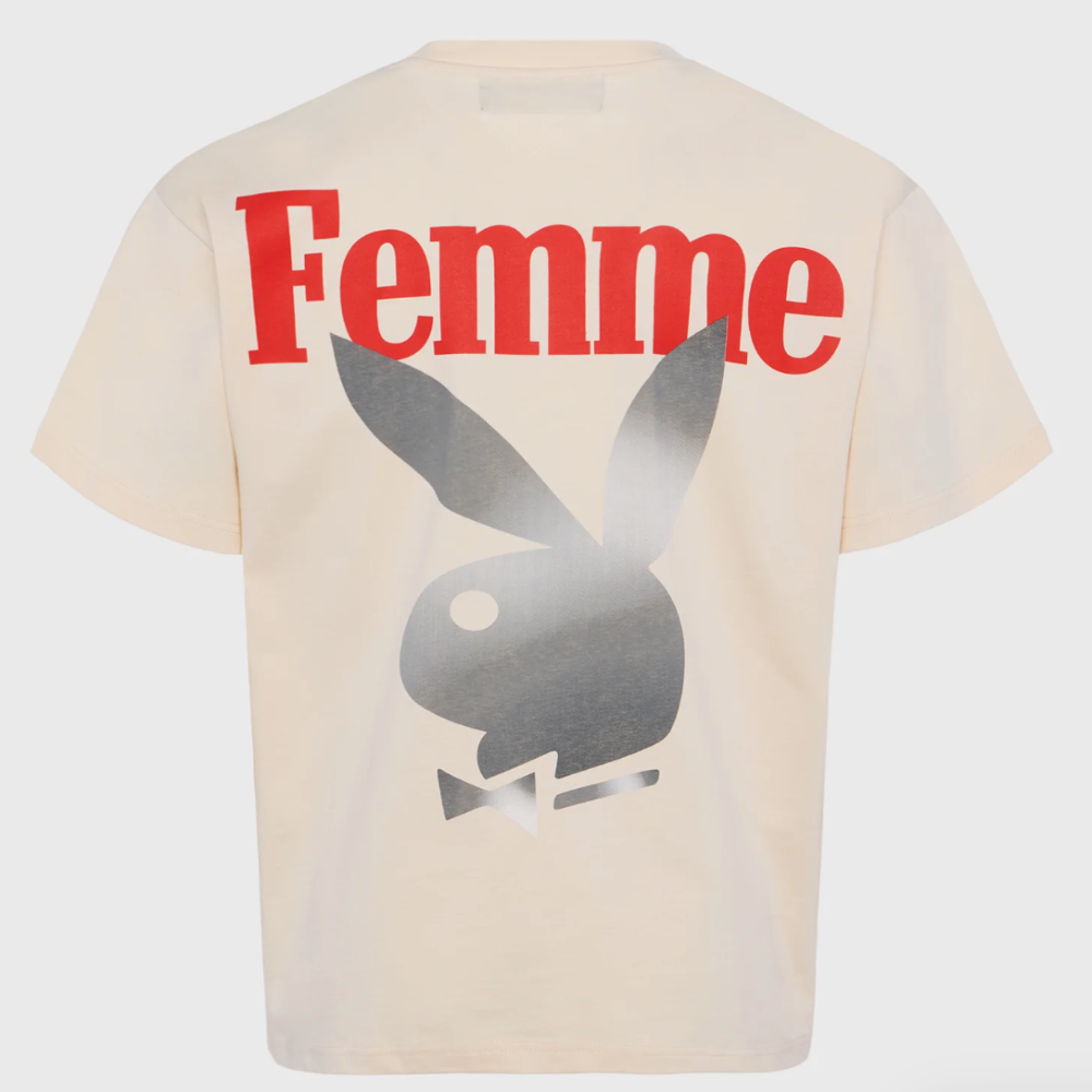 Homme + Femme x Playboy Twisted Bunny Tee (Cream)