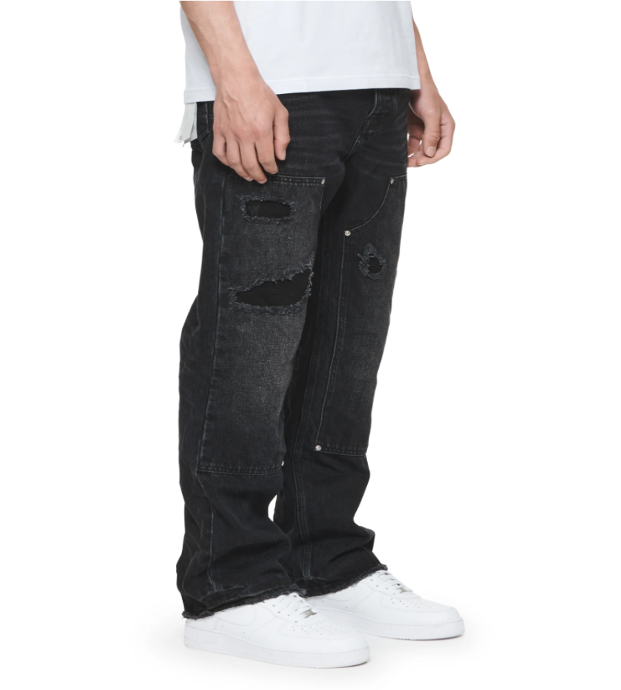 Purple Brand Relaxed Carpenter Jeans (Black)