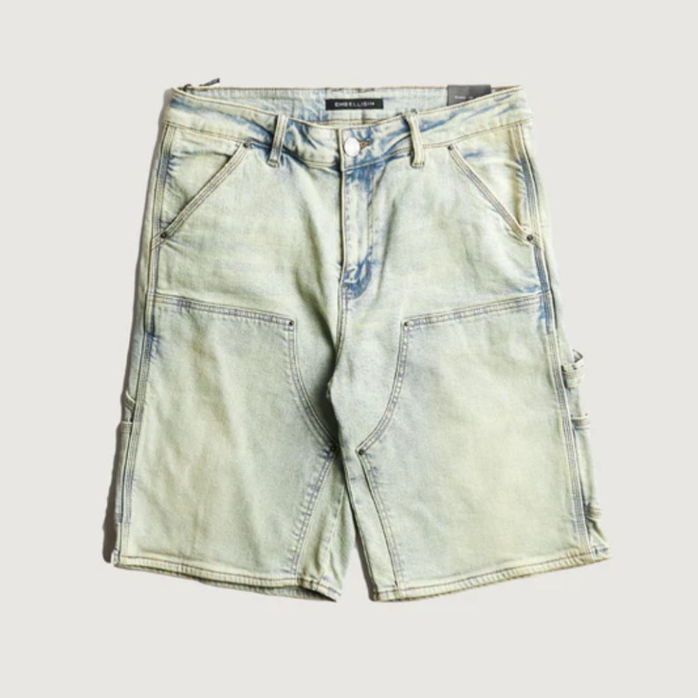 Embellish NYC Hart Denim Shorts (Light Blue)