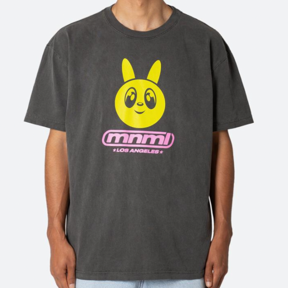 MNML Bunny Tee (Washed Black)