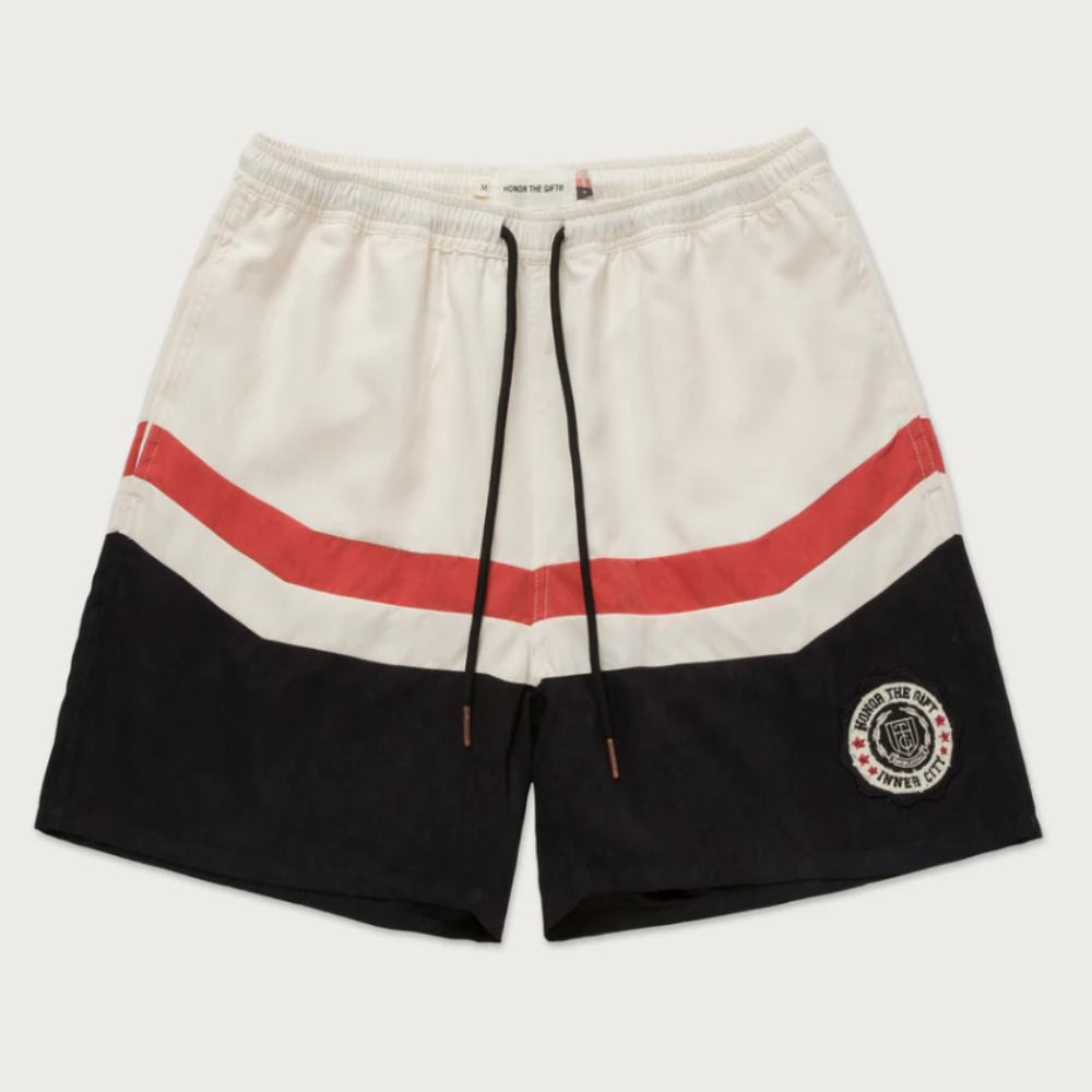 Honor The Gift Brushed Poly Track Short (Black)