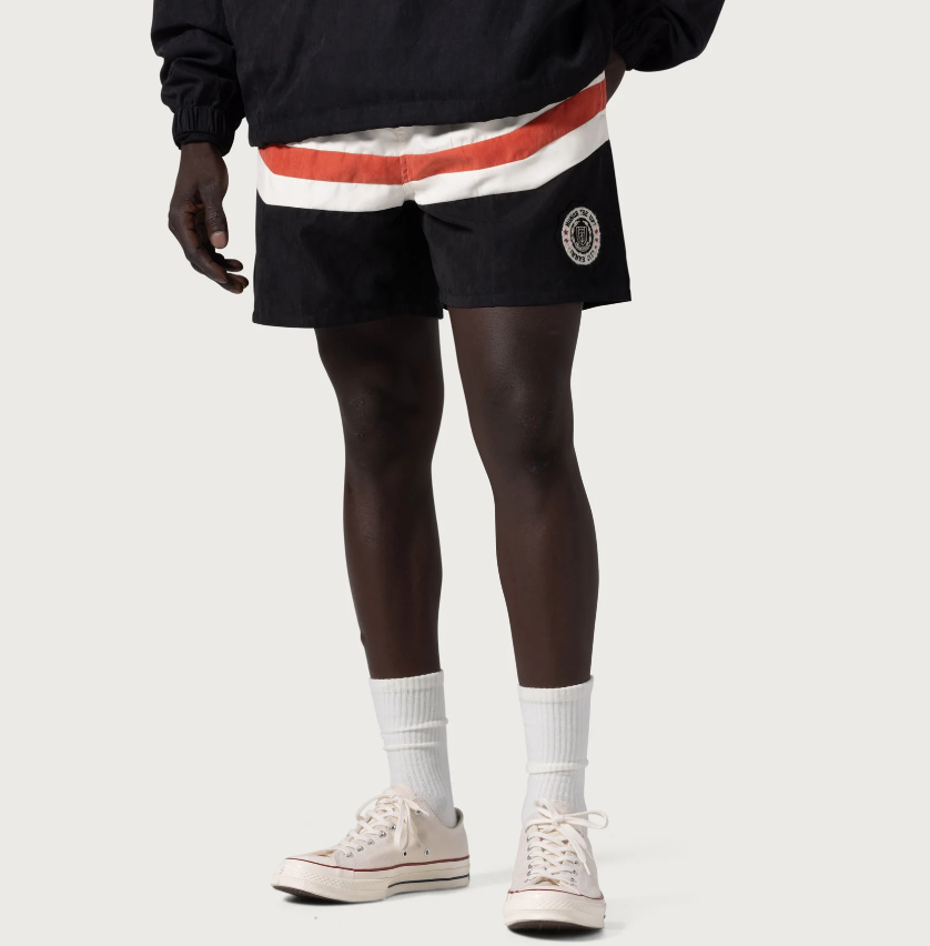 Honor The Gift Brushed Poly Track Short (Black)