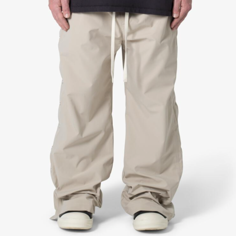 MNML Side Snap Nylon Pants (Tan)