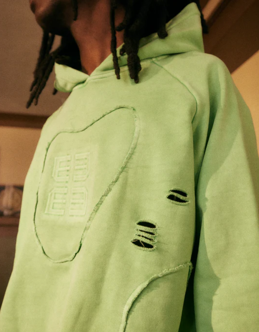 Embellish NYC Edge Hoodie (Washed Lime)