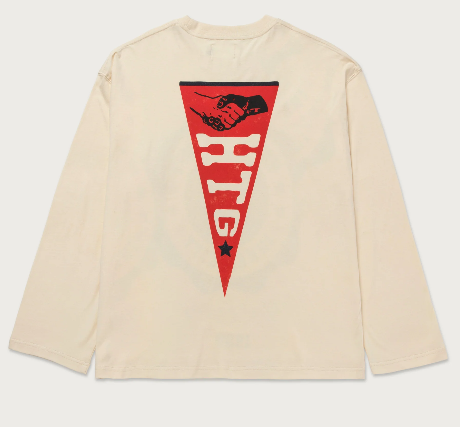 Honor The Gift Seal Logo L/S Tee (Bone)