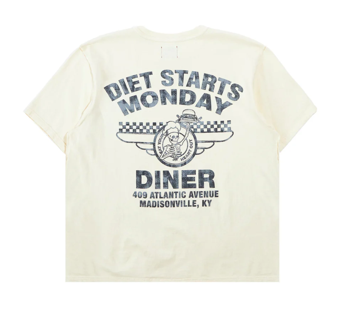 Diet Starts Monday Diner Tee (Antique White)