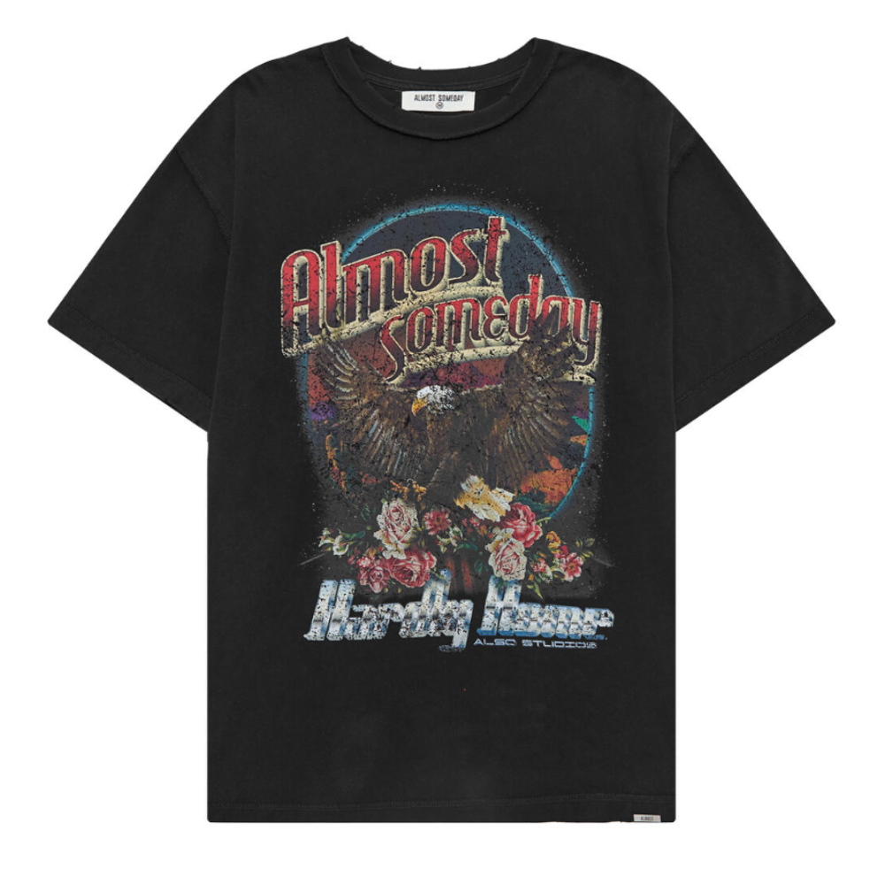 Almost Someday Hardly Home Tee (Vintage Black)