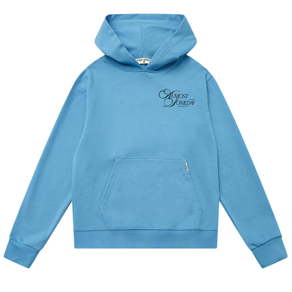 Almost Someday Stairway Hoodie (Baby Blue)