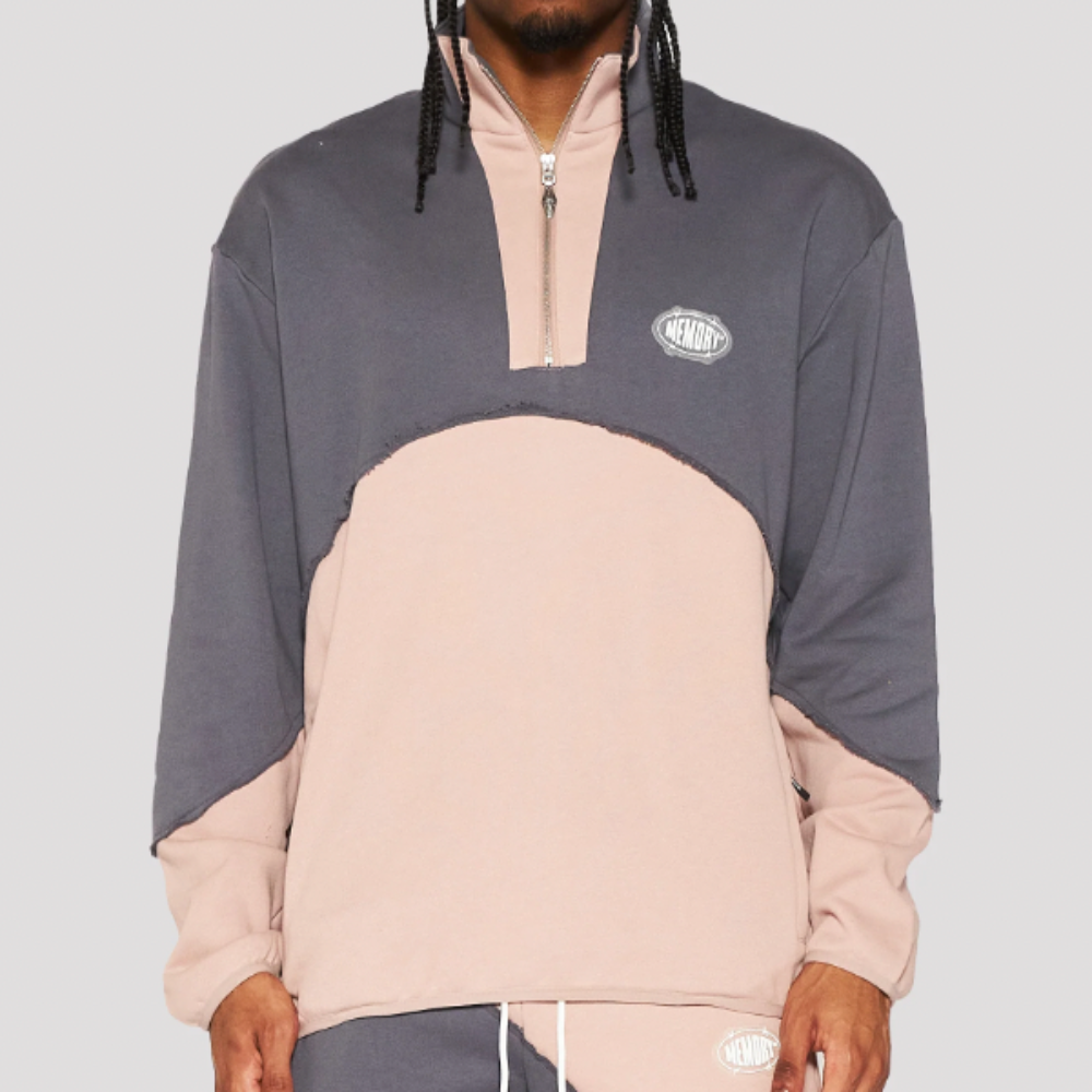 Memory Lane Wave Length Pullover (Dust Pink)